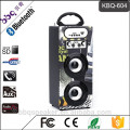 BBQ KBQ-604 1200mAh El mejor altavoz portátil del karaoke de Bluetooth del multimeadia con la radio de FM